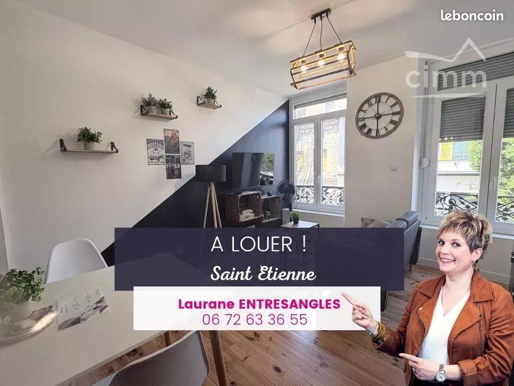 Appartement 1 pièce 34 m² · à Saint-Étienne · 34 m² · 595 €/mois