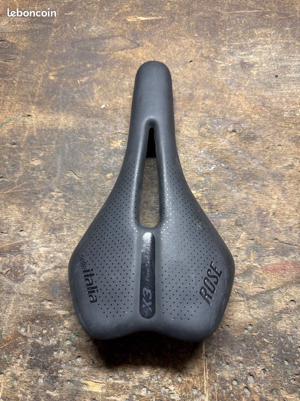 Selle De Vélo Selle Italia XO – Noire – Vintage NOS – Fabriquée En Italie