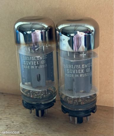 Tube 6L6 G - Pentode Visseaux NOS - Neuf Et Testé - Fabrication Française