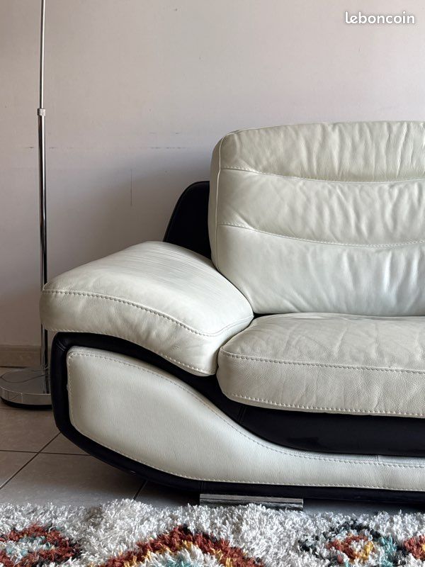 Fauteuil cuir vintage (image 2)