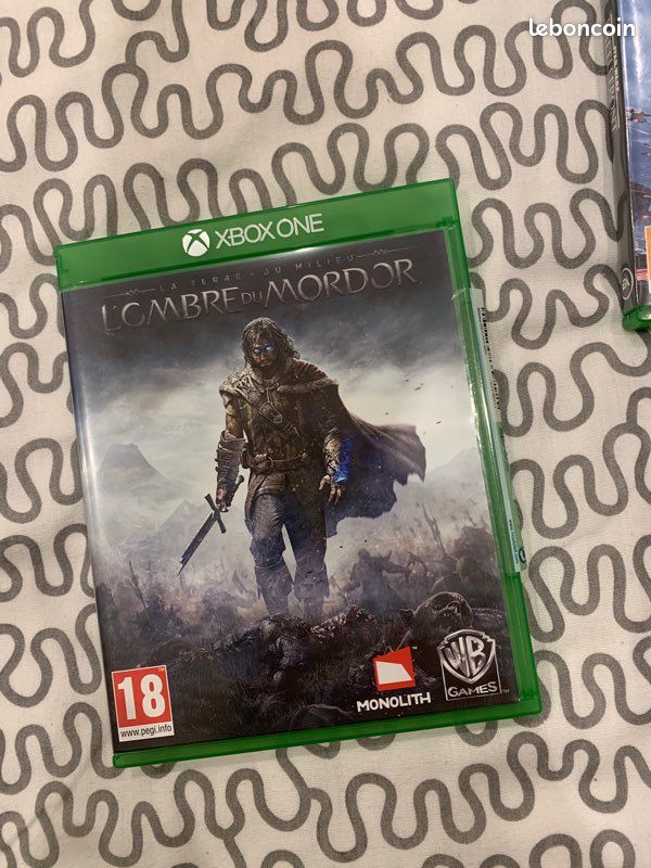 Jeu Xbox la terre du milieu l’ombre du Mordor (image 1)