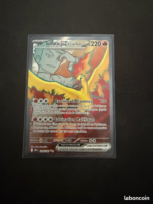 Sulfura Ex de la team rocket DRI 208/182 . Sulfura 208/182 - sulfura ex 208/182 (image 2)