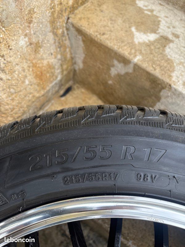4 roues complètes – Jantes alu AC Wheels 17 pouces (image 2)