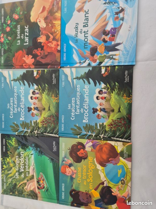 Lot 5 livres Virginie Grimaldi pour enfants (image 1)