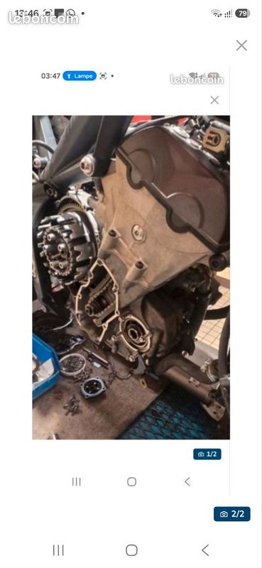 Moteur Triumph Daytona 675 – 2007 – Pour pièces ou rénovation (image 1)
