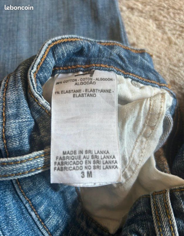 (522) Levi's 518 Jean femme évasée bleu taille W24 L30 (image 7)