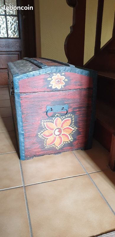 Coffre peint main (image 4)