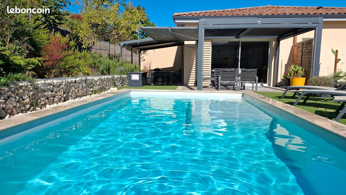 LOCATION UCEL : La maison des papillons de dugradus piscine chauffée (image 2)