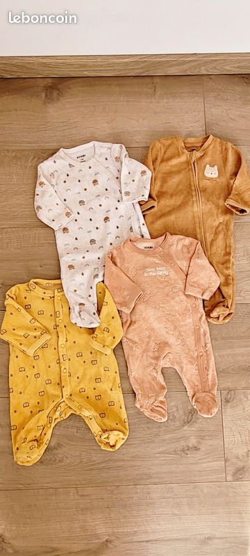 Pyjama bébé 1 mois (image 1)