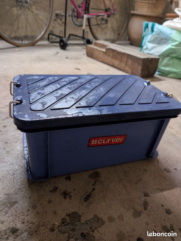 Caisson de rangement Curver bleu (image 1)