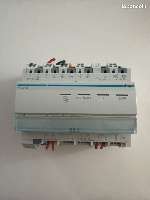 49112 - HAGER] Gestionnaire d'énergie confort 3 zones 7 jours
