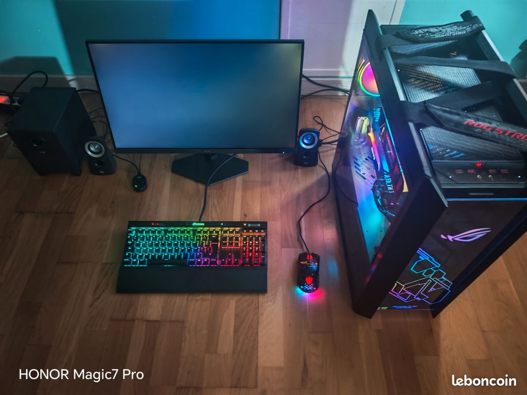Setup gamer au complet i5 10600k rtx 2080ti 11gb gddr6 32gb ddr4 1to ssd +1to dd 750w corsair ecrand aoc27 p 180hz (image 3)