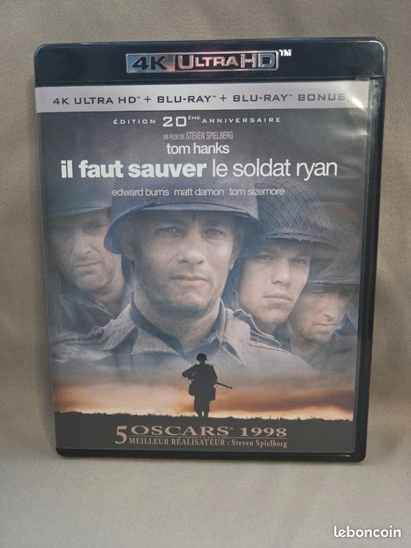 Il faut sauver le soldat Ryan – Édition 20e anniversaire – 4K Ultra HD + Blu-ray – Très bon état (image 5)