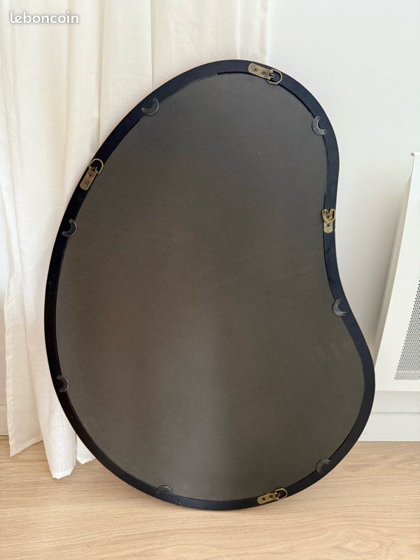 Miroir design forme organique neuf (style goutte) – 85x65 cm (image 3)