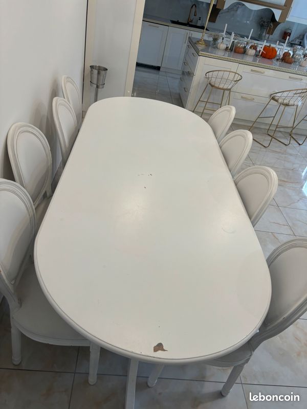Table salon chaises (image 7)