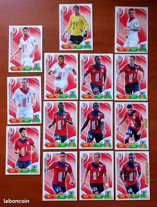 97 LILLE LOSC DOGUES PANINI FOOTBALL 2000-2001 FOOT 2001
