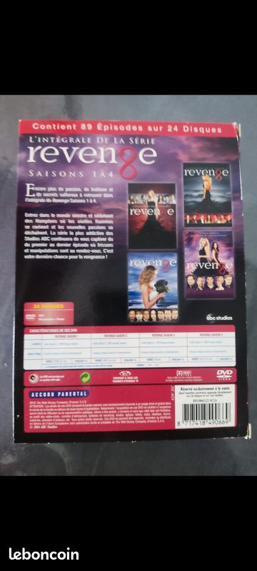 Coffret DVD intégrale revenge (image 2)