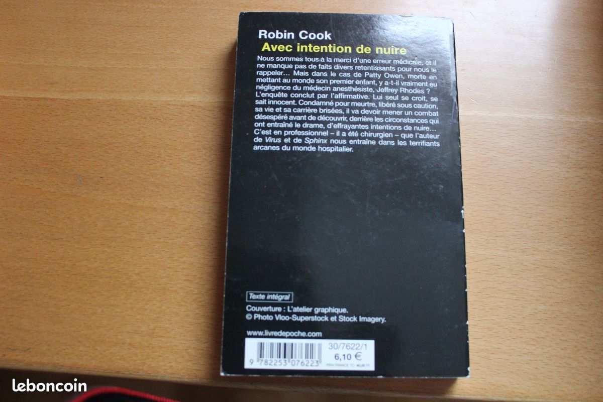 Avec intention de nuire - Robin Cook (image 3)