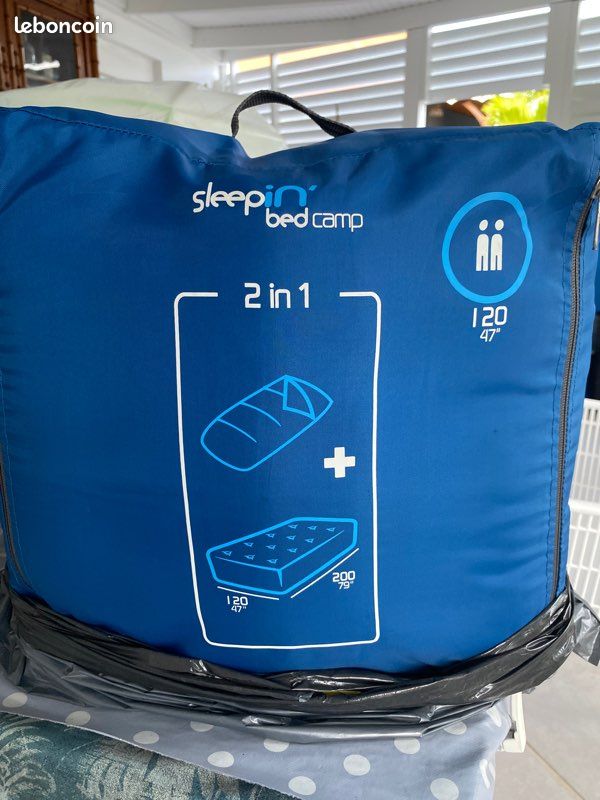 Matelas gonflable + pompe (image 1)