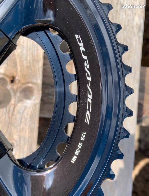 Pédalier Shimano Dura Ace 42/53 D'occasion – Longueur 172,5 Mm, Noir, Très Bon état (9/10)