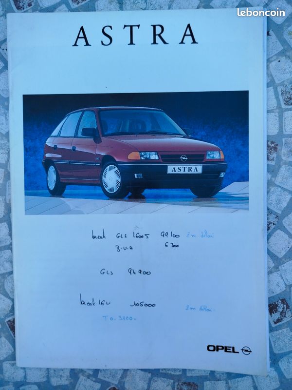 Brochure Opel Astra 1993 France (image 3)