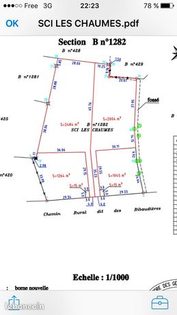Terrain constructible