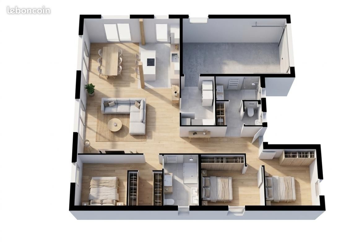 Maison 4 pièces 114 m² · à Moëlan-sur-Mer · 114 m² · 300 266 €