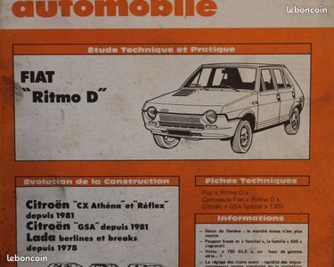 Revue technique FIAT RITMO D N° 421 (image 1)
