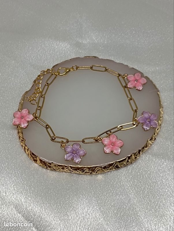 Bracelet Réglable En Acier Inoxydable - Étiquette Vierge à Personnaliser, Pour Fille, Cadeau Anniversaire Ou Saint-Valentin