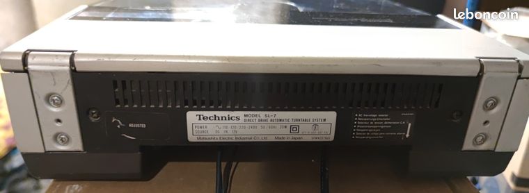 Platine vinyle technics sl 7 - Photo, audio & vidéo