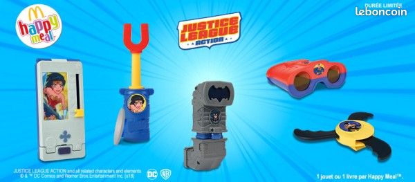 Jouets Mcdo Justice League neufs (image 1)