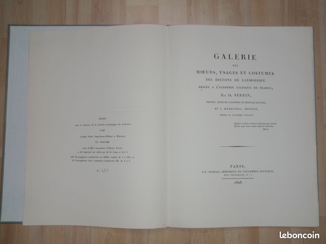 Galerie des mœurs, usages et costumes des bretons (image 2)