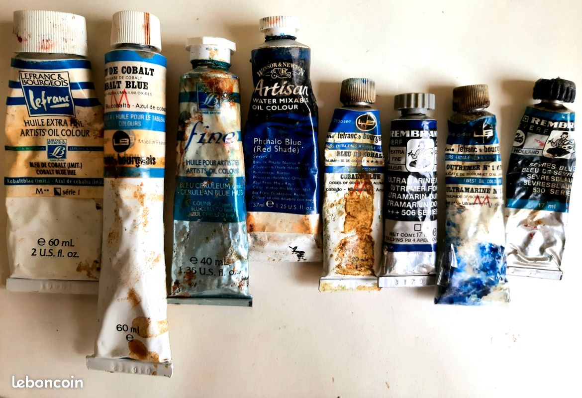 AMT Pittura Ad Olio Fine In Tubo Da 45 Ml – Colore Bleu Plombé - 3