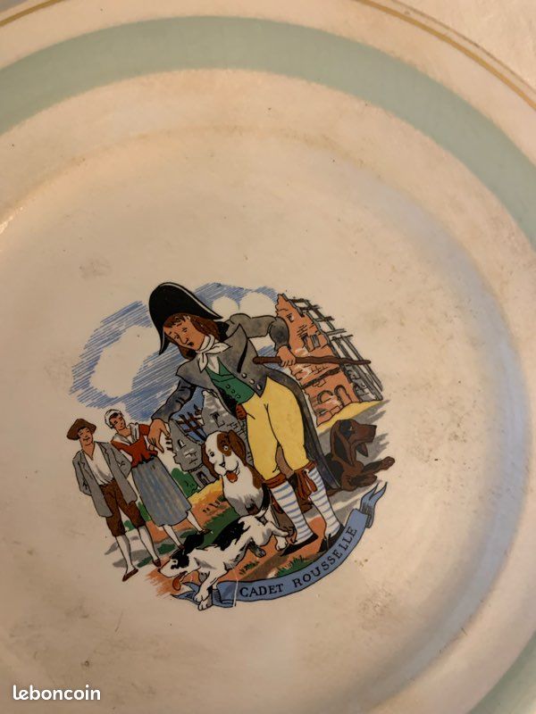 Assiettes x8 très anciennes lot (image 7)