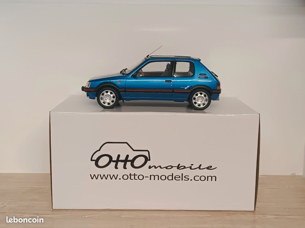 NOREV PEUGEOT 205 GTI Griffe Toit Ouvrant 1991 Vert 1/18 184847 1223 19