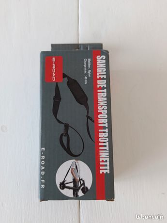 Sangle De Transport Antidérapante Pour Trottinette électrique – Poignée Portable, Toile + PP, Compatible Avec La Plupart Des Modèles
