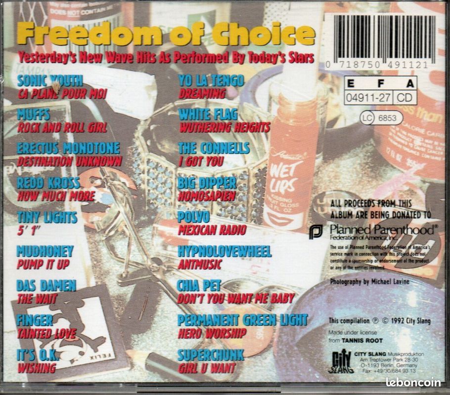 Freedom Of Choice (Yesterday's New Wave Hits As Performed By Today's Stars) - CD (image 2)