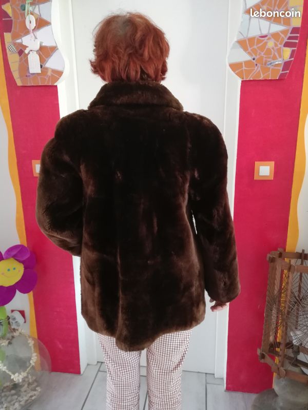 Veste mouton vintage t38/40 (image 2)