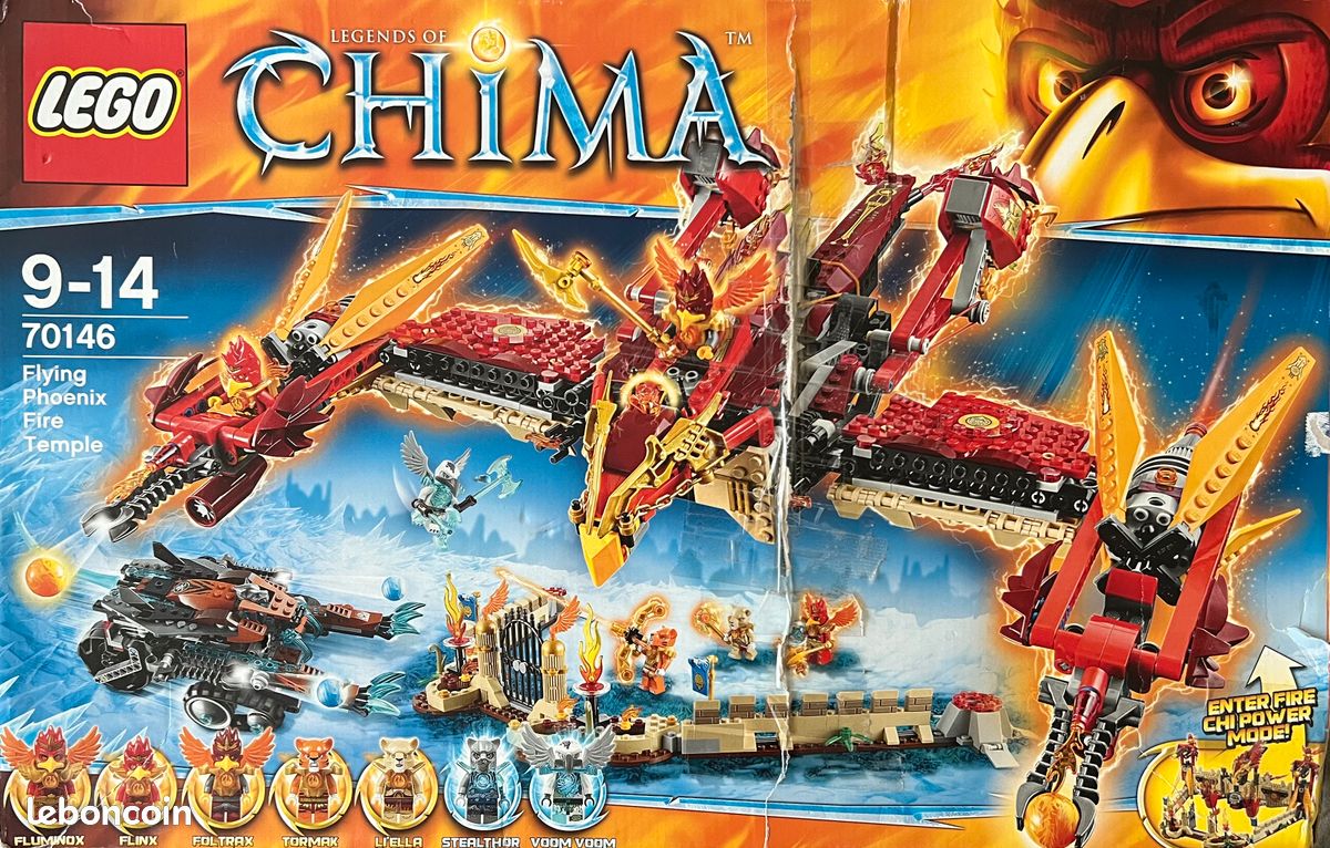 Lego Chima - Flying Pheonix fire temple (image 1)