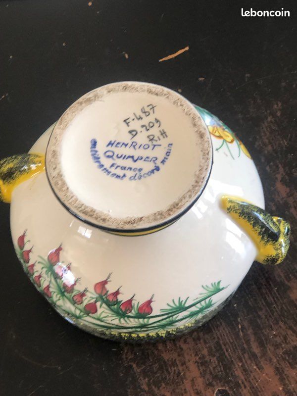 Petite soupière en faïence Quimper Henriot (image 5)