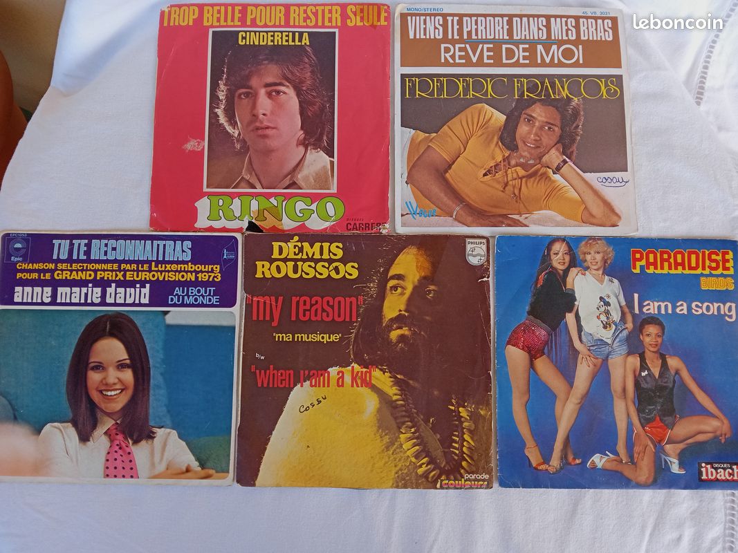 5 Vinyles lot 11 45T (image 1)