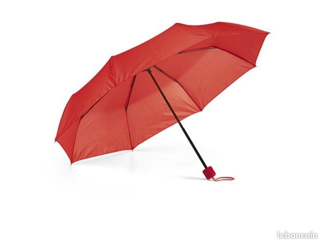 Lot de 40 parapluies pliables neufs rouge (image 1)