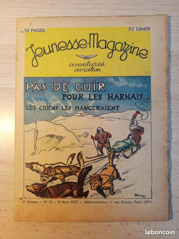 Ancienne Revue LA MODE ILLUSTREE N°11 - 14 Mars 1937 - Occasion (état à Vérifier)