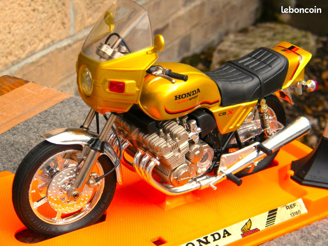 Miniature Vintage Moto Honda 1000 4 Cylindres Guiloy - 10 Cm, Métal, Occasion Très Bel état