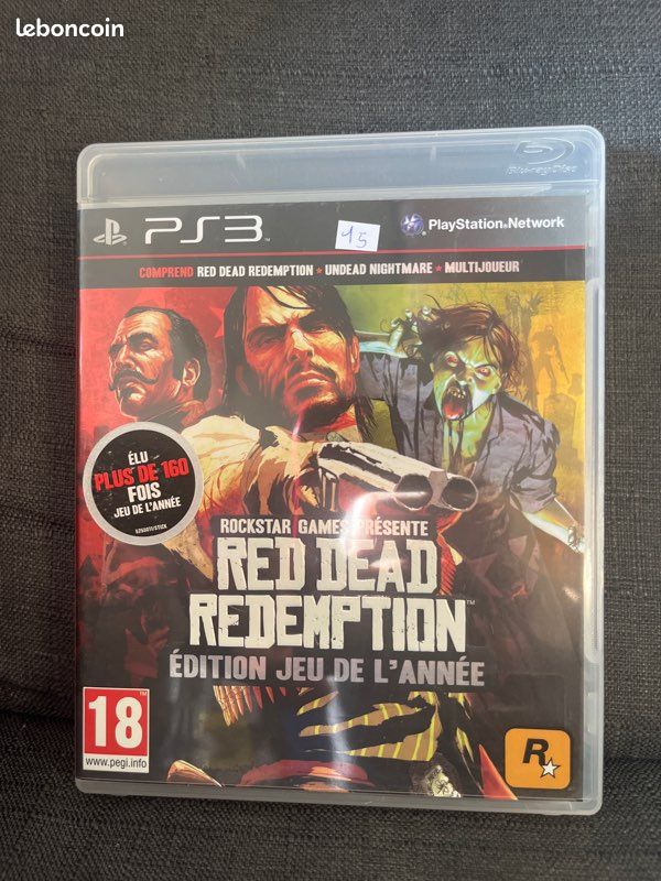 Jeu PS3 Red Dead Redemption - Édition WWE SmackDown Vs. Raw 2010 - Bon état - Occasion