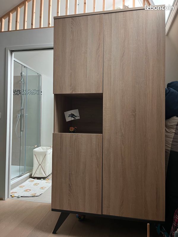 Armoire Sauthon bois clair (image 4)