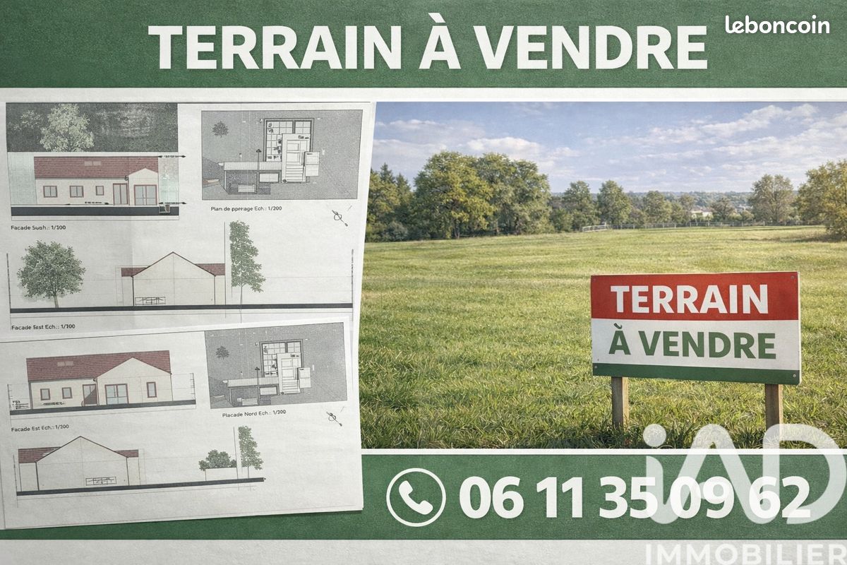 Terrain 1168 m² · à Pont-sur-Yonne · 1 168 m² · 74 000 €
