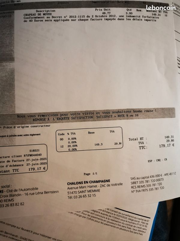 CHAPEAU DE MOYEU FIAT 500e RED (image 3)