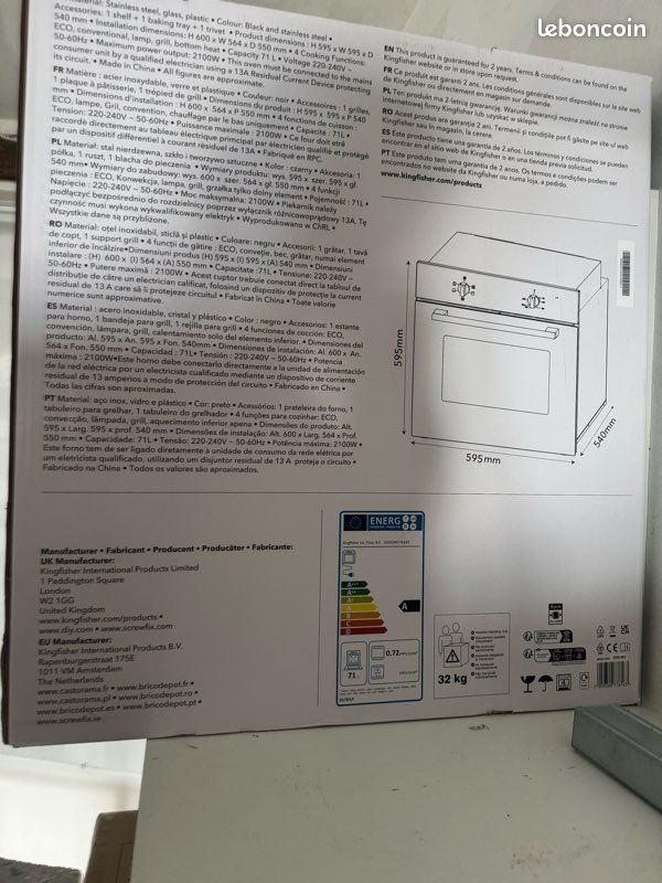 Four encastrable (image 2)