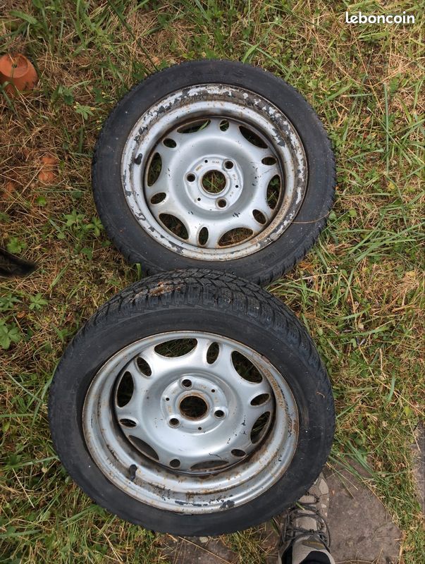 2 jantes tôle 3x112 Smart ForTwo I (image 1)